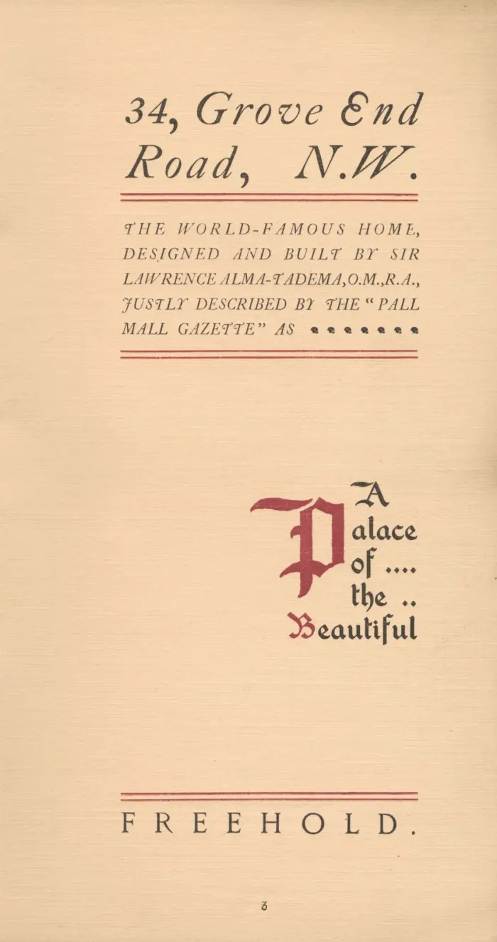 Page showing A Palace of the Beautiful title